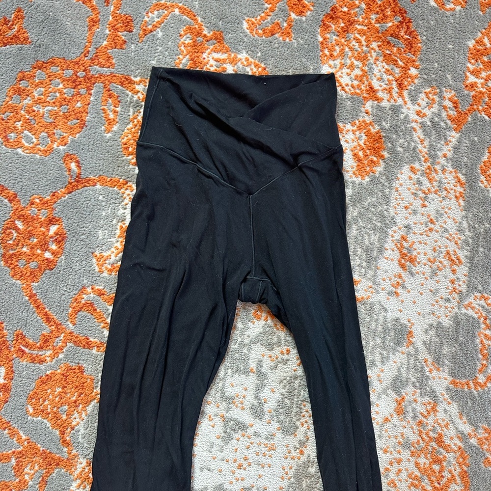 Aerie Black Crossover Leggings Size Small